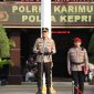 Kapolres Karimun AKBP Robby Topan Manusiwa pimpin Apel Gelar Pasukan Ops Keselamatan 2025. Foto: Humas Polres Karimun/KepriHeadline.id