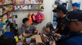 Gelar Operasi Pasar, Bea Cukai Karimun Sita 261 Ribu Batang Rokok Ilegal . Foto: Dokumen Bea Cukai