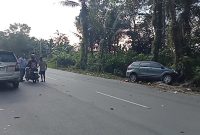 Kecelakaan Minibus Avanza di Jalan Letjen Suprapto Desa Pangke. Foto: Istimewa