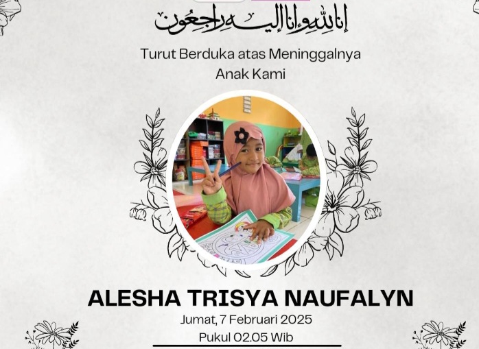 Alesha Trisya Naufalyn, Pejuang Kecil dari Karimun. Foto: Inikarimunbisa