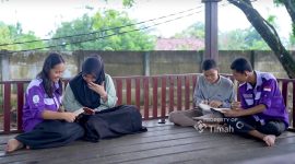 Siswa SMA Pemali Bangka melaksanakan aktivitas belajar. Foto: Istimewa/KepriHeadline,id
