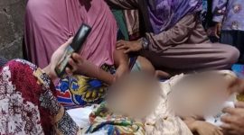 Penampakan kondisi kakak dan adik yang meninggal dunia diduga keracunan makanan. Foto: Istimewa