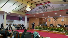 Bupati Karimun Sampaikan Pidato Perdana dalam Rapat Paripurna DPRD. Foto: Istimewa/kepriHeadline.id