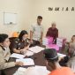 Penyidik pada Bidang Tindak Pidana 
Khusus Kejaksan Negeri Karimun yang diwakili oleh Riris Monica,S.H (Kepala Sub Seksi 
Penyidikan Kejari Karimun) menyerahkan tersangka RA dan tersangka S ke Jaksa Penuntut Umum. Foto: dokumen Pidsus Kejari Karimun/KepriHeadline.id