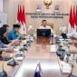 Menteri Nusron rapat bersama Wakil Menteri Keuangan, Anggito Abimanyu di Kantor Kementerian ATR/BPN, Kamis, 6 Maret 2025. Foto: Biro Hubungan Masyarakat Kementerian Agraria dan Tata Ruang/Badan Pertanahan Nasional 