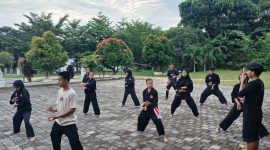 Dukung Prestasi Pencak Atlet pencak silat Bangka Barat, PT Timah berikan Tempat Latihan. Foto: Humas PT Timah/KepriHeadline.id