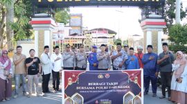 Polres Karimun dan Insan Media Berbagi Takjil Serta Gelar Buka Puasa Bersama. Foto: ricky/kepriheadline.id