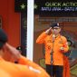 Kepala Kantor SAR Tanjungpinang, Fazzli pimpin apel siaga kesiapsiagaan pengamanan Mudik Lebaran 2025. Foto: Humas SAR Tanjungpinang.