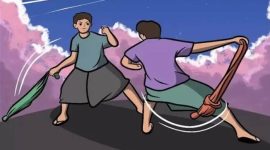 Polsek Tebing Imbau Remaja Hindari Perang Sarung. Foto: Ilustrasi