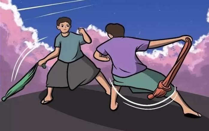 Polsek Tebing Imbau Remaja Hindari Perang Sarung. Foto: Ilustrasi
