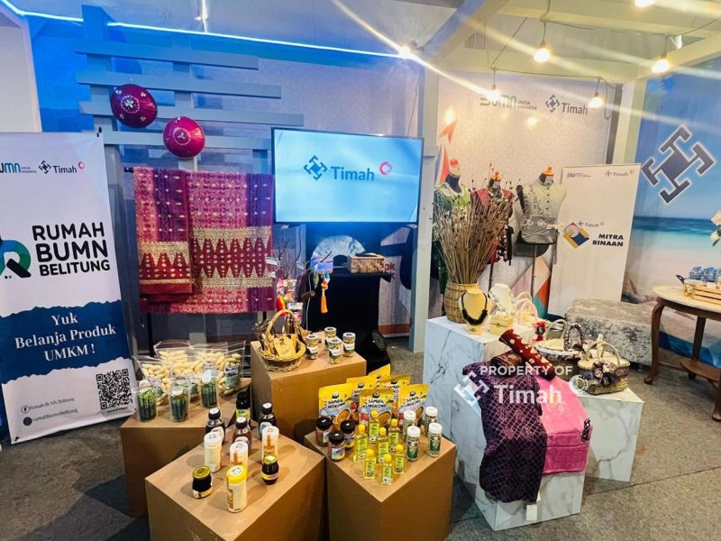 Promosikan Produk UMKM Lewat Pameran, Inisiatif PT Timah Tingkatkan Daya Saing UMKM. FOTO: Corporate Communication PT Timah Tbk