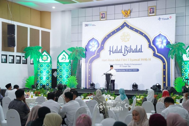 Merajut Kebersamaan, PT Timah Gelar Halal Bihalal Bersama Karyawan. FOTO: Corporate Communication PT Timah Tbk