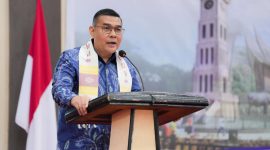 Wakil Menteri Agraria dan Tata Ruang/Wakil Kepala Badan Pertanahan Nasional (Wamen ATR/Waka BPN), Ossy Dermawan, menyosialisasikan program Pengadministrasian dan Pendaftaran Tanah Ulayat di Kota Payakumbuh. FOTO: Biro Humas Kementerian ATR/BPN
