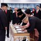 Lantik Pejabat Struktural, Menteri Nusron Tegaskan Pentingnya Sistem Rotasi Berkala. FOTO: Biru Humas Kementerian ATR/BPN