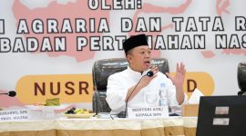 Menteri Nusron Minta Jajaran Kanwil BPN Provinsi Sulawesi Tenggara Percepat Validasi Data Pertanahan dan Tingkatkan Kualitas Layanan.
