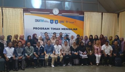 Geliatkan Literasi Melalui Penulisan Karya Ilmiah Populer, Puluhan Guru di Bangka Barat Antusias Ikuti Program Timah Mengajar