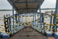 Pelabuhan Tanjungbatu Disegel Dishub Karimun.
