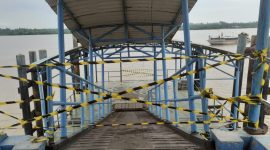 Pelabuhan Tanjungbatu Disegel Dishub Karimun.