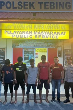 Komplotan Pencuri Kabel di Bandara RHA Dibekuk Polsek Tebing, Kerugian Capai Puluhan Juta Rupiah