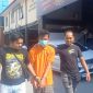 Pelaku Doni digiring anggota Resmob Polres Karimun ke sel tahanan. FOTO: ricky/kepriheadline.id