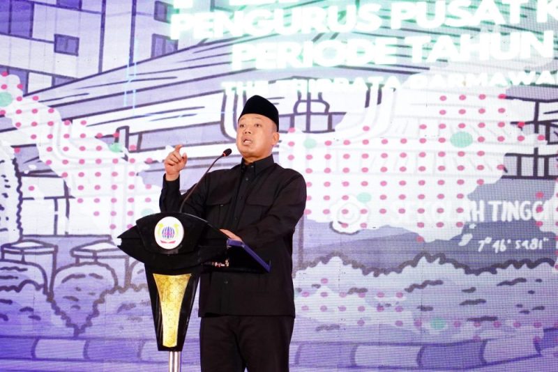 Pengukuhan PP KAPTI-Agraria 2025-2028, Menteri Nusron Tekankan Pentingnya Kontribusi dalam Transformasi Pelayanan Kementerian ATR/BPN. FOTO: Biro Humas Kementerian ATR/BPN