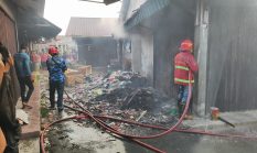 Tiga Kios di Pasar Lama Telaga Harapan Terbakar, Tidak Ada Korban Jiwa