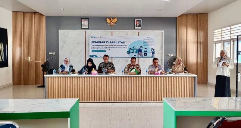 Hantarkan Anak Disabilitas Menuju Kesuksesan, PT Timah Bekali Ratusan Orang Tua Penyandang Disabilitas Melalui Seminar Mensukseskan Anak Berkebutuhan Khsusus. FOTO: Corporate Communication PT Timah Tbk