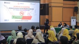 Kolaborasi Cegah Demam Berdarah di Kabupaten Karimun, PT Timah dan Puskesmas Kundur Barat Gelar Seminar Kesehatan Untuk Warga. FOTO: Corporate Communication PT Timah Tbk