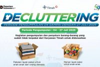 Rayakan HUT ke-49 Perusahaan, Karyawan PT Timah Terlibat Dalam Aksi Decluttering Berbagi Untuk Sesama. FOTO: Corporate Communication PT Timah