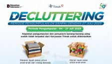 Rayakan HUT ke-49 Perusahaan, Karyawan PT Timah Terlibat Dalam Aksi Decluttering Berbagi Untuk Sesama. FOTO: Corporate Communication PT Timah