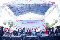 Terima Hadiah Motor Dalam HUT ke-49 PT Timah di Kundur, Siti Hajar: Ini Rezeki Anak Saya. FOTO: Property of PT Timah Tbk