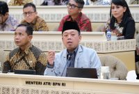 Bahas Isu Jual-Beli Pulau Bersama Komisi II DPR RI, Menteri ATR/Kepala BPN Tegaskan Tanah di Indonesia Tidak Bisa Dimiliki Asing. FOTO: Kementerian ATR/BPN