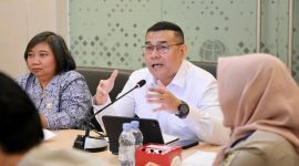 Satukan Komitmen Bersama Komnas HAM, Wamen Ossy Dorong Penyelesaian Konflik Agraria Berbasis HAM dengan Pelibatan Multipihak. FOTO: BIRO HUMAS KEMENTERIAN ATR BPN