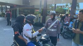 Ratusan Pengendara Terjaring Operasi Patuh Seligi 2025 di Karimun, Mayoritas Tak Gunakan Helm. FOTO: Dokumen polisi