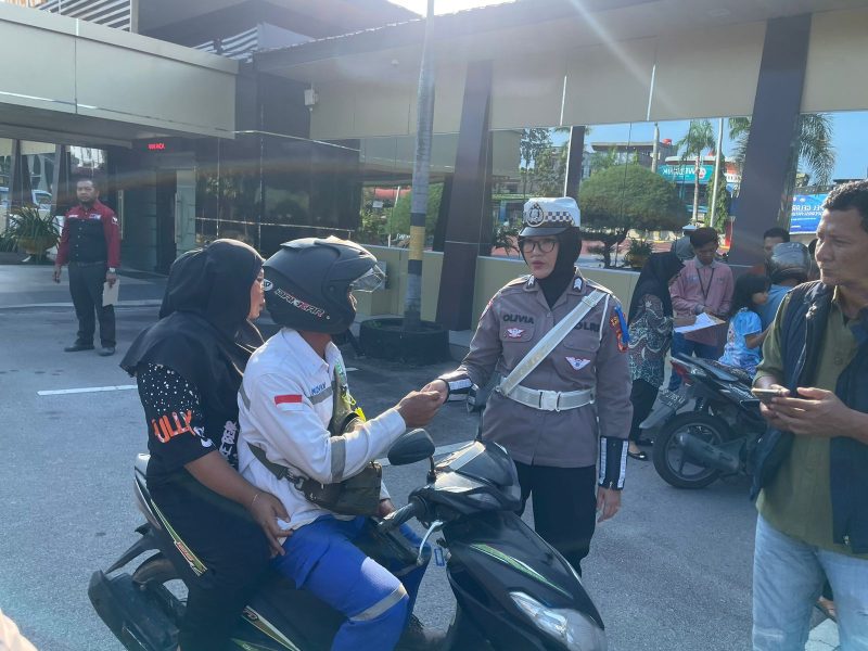 Ratusan Pengendara Terjaring Operasi Patuh Seligi 2025 di Karimun, Mayoritas Tak Gunakan Helm. FOTO: Dokumen polisi