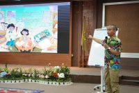Kak Aio Bakar Semangat Literasi Karimun Lewat Lokakarya Cerita Anak. 