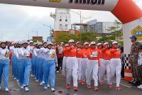 Ratusan Regu Meriahkan Lomba Gerak Jalan HUT ke-80 RI di Karimun, Berikut Daftar Pemenangnya
