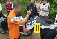 Rekonstruksi Kasus Pembunuhan di Karimun, 19 Adegan Peragakan Aksi Brutal Tersangka Arya Bunuh Mantan Istri