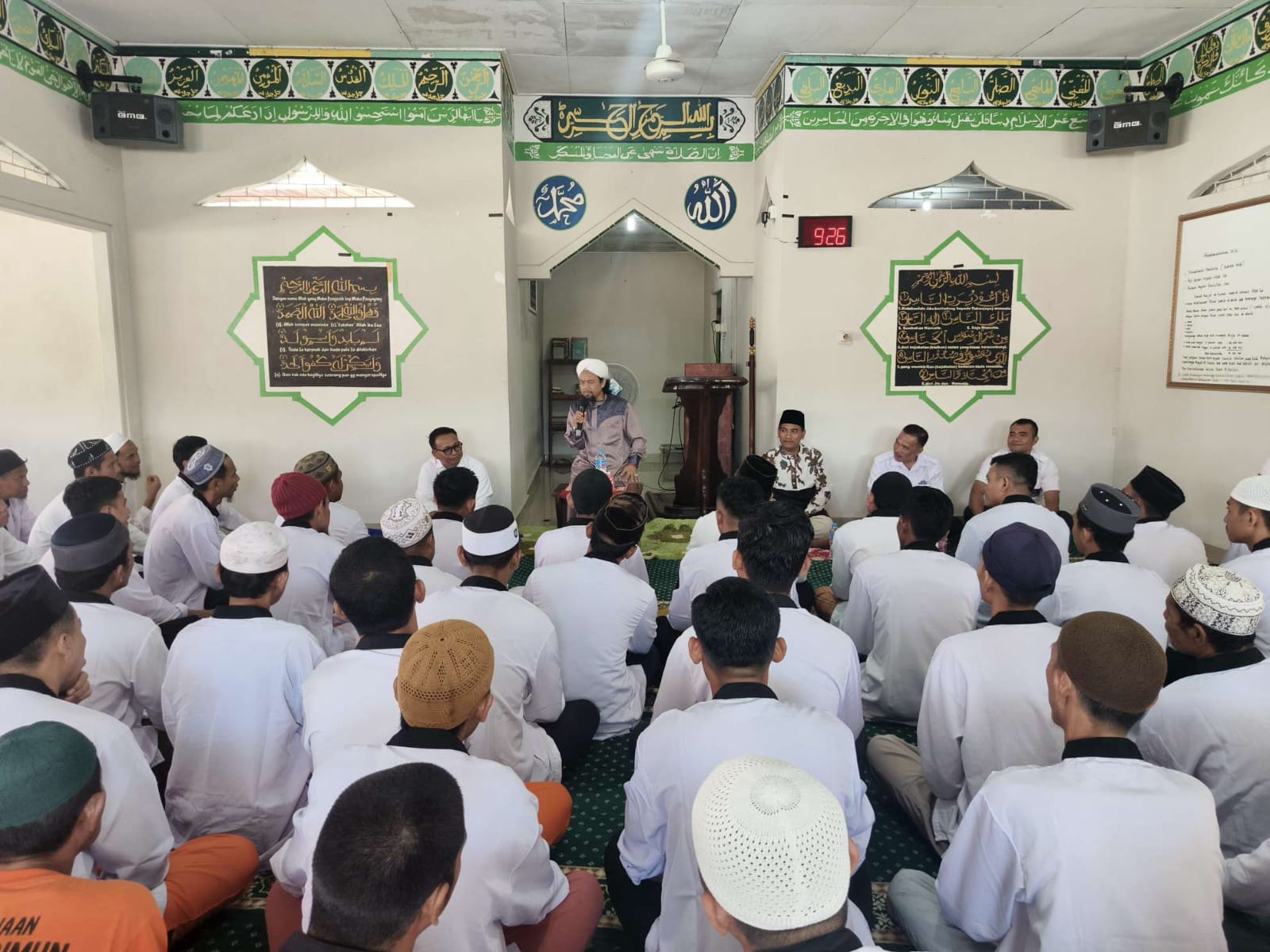 Safari Dakwah di Rutan Tanjung Balai Karimun, Ustaz Abdurrahman Ajak Warga Binaan Bertobat dan Perbaiki Diri