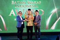 Kementerian ATR/BPN Raih Penghargaan Pendukung Percepatan Sertifikasi Tanah Wakaf oleh BWI Awards