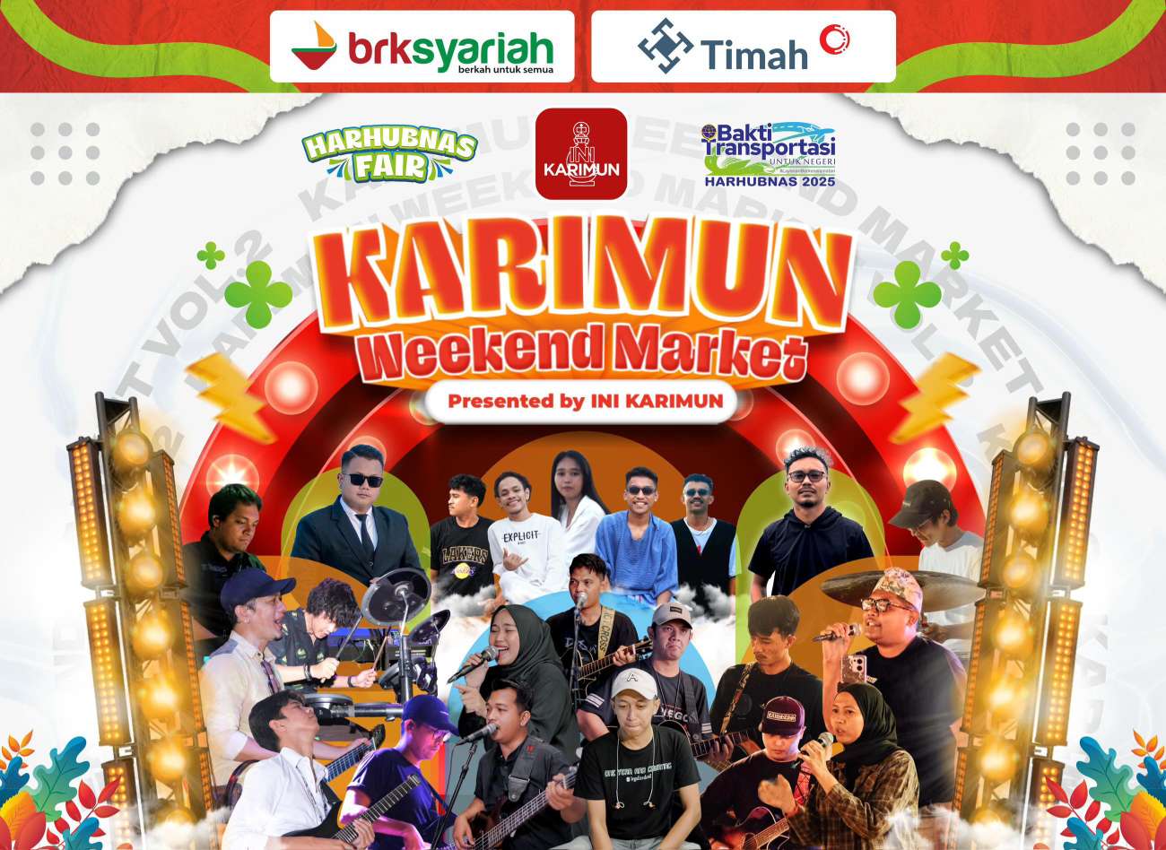 Flayer Karimun Weekend Market.