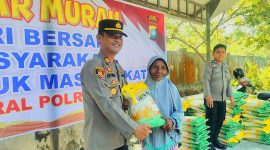 Polsek Meral Distribusikan 1.500 Karung Beras SPHP, Harga Jual Rp 50 Ribu per 5 Kg