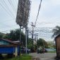 Billboard di Jalan A Yani  Nyaris Tumbang, Pengendara Diminta Waspada