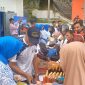 Semarak HUT ke-80 TNI, Lanal Tanjungbalai Karimun Gelar Pasar Murah