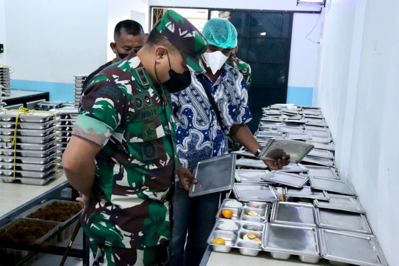 Dandim 0317/TBK Sidak Dapur SPPG, Pastikan Kualitas Gizi Menu Makan Bergizi Gratis.