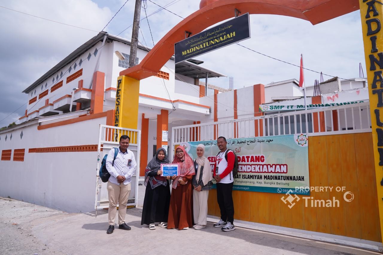 Dukung Pendidikan dan Keagamaan, PT TIMAH Tbk Serahkan Bantuan Pembangunan Masjid Yayasan Khodijah Center Madani
