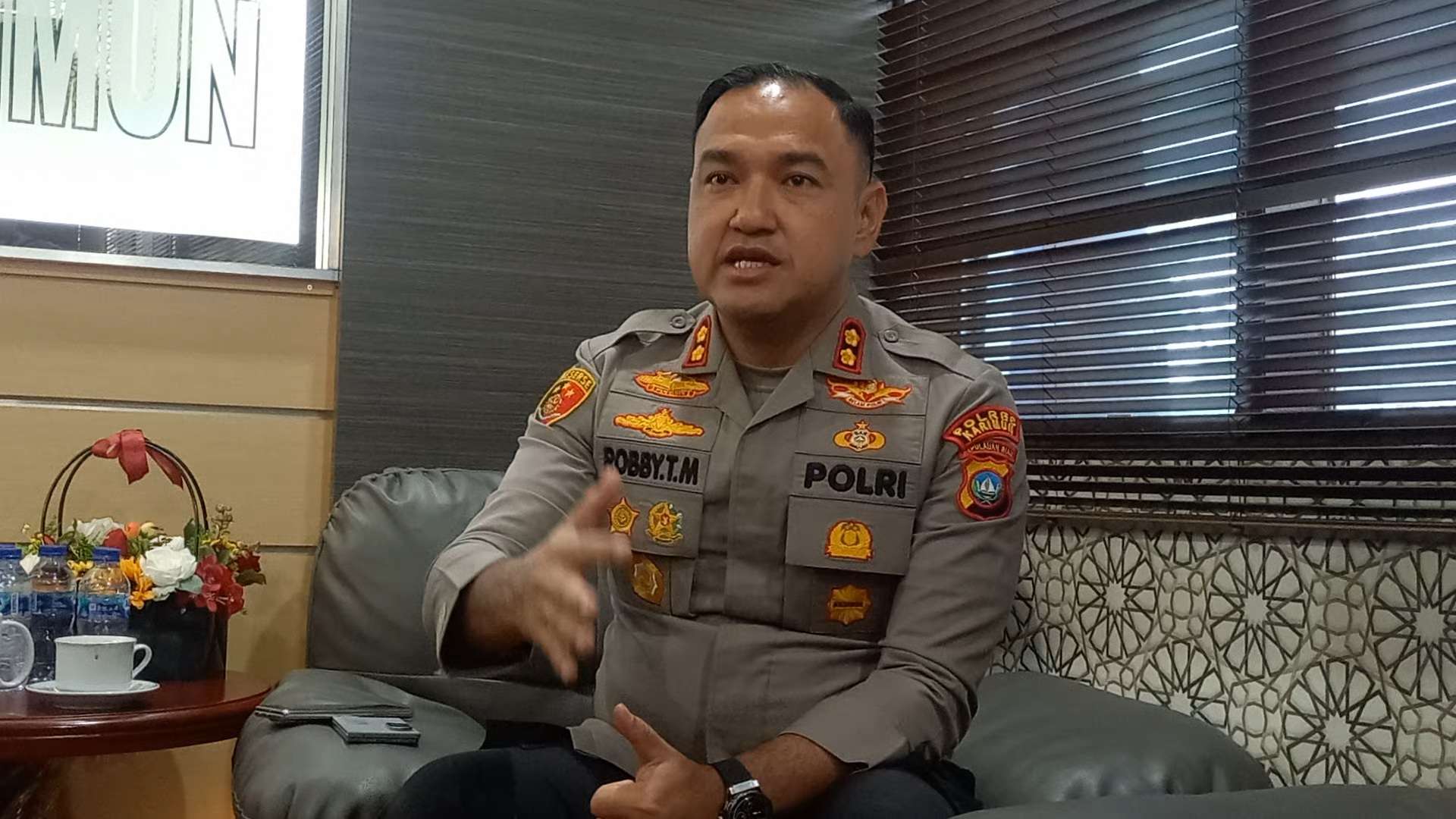 Kapolres Karimun AKBP Robby Topan Manusiwa