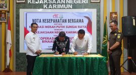 Koperasi Merah Putih Sungai Raya Jadi yang Pertama Dapat Pendampingan Hukum Kejari Karimun. FOTO: Ricky/kepriheadline.id