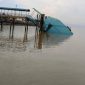 Ponton Dermaga Tanjung Makom Ambruk Diterjang Angin dan Arus Laut Kuat