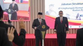 Lantik 804 Pejabat, Menteri Nusron: Pelantikan Berkala Cerminkan Organisasi yang Sehat